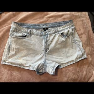 Light Denim Shorts